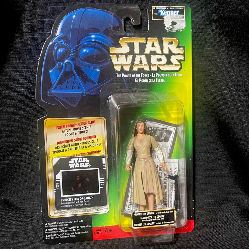 1997 Star Wars EWOK CELEBRATION LEIA 3.75” Freeze Frame Figure *Scratched/Tear